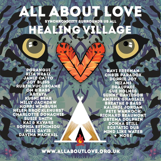 all about love fesival flyer